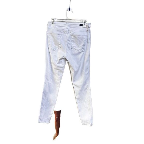 Kut from the kloth white raw hem ankle jean size 4 - Picture 2 of 10